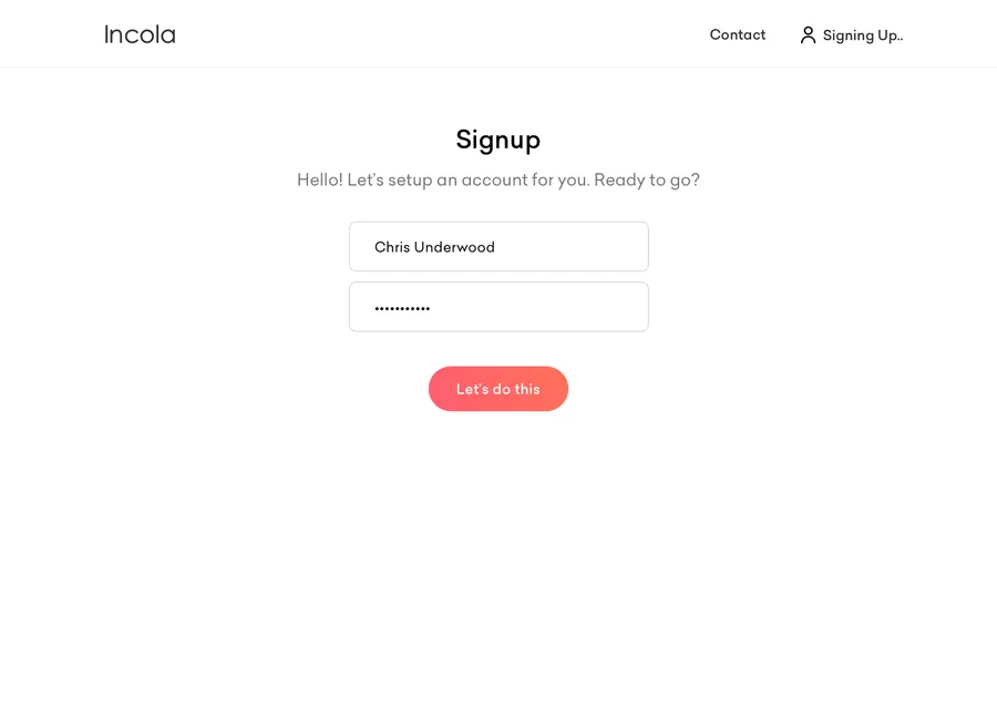 Incola app — onboarding screen 1