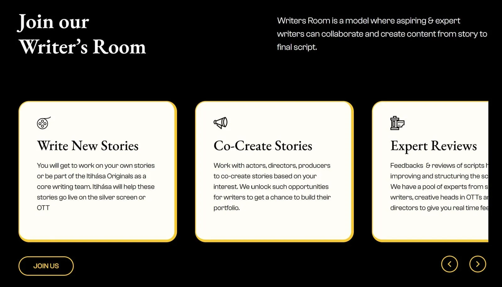 Itihasa Collective writers room