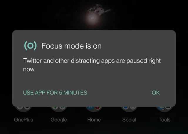 Keeping off from distractions