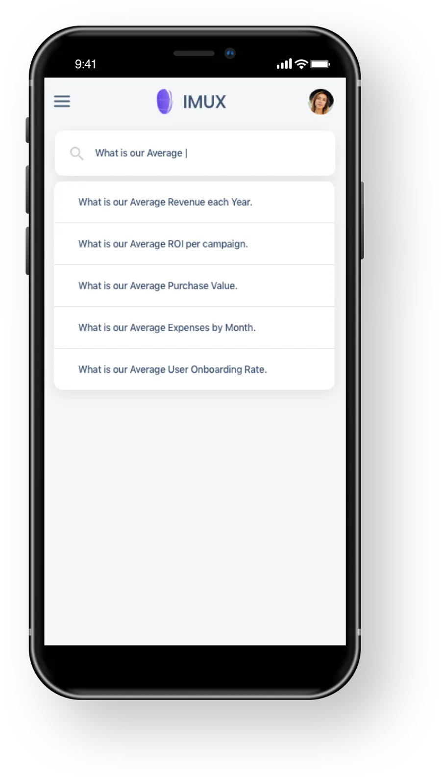 Imux: natural language query interface