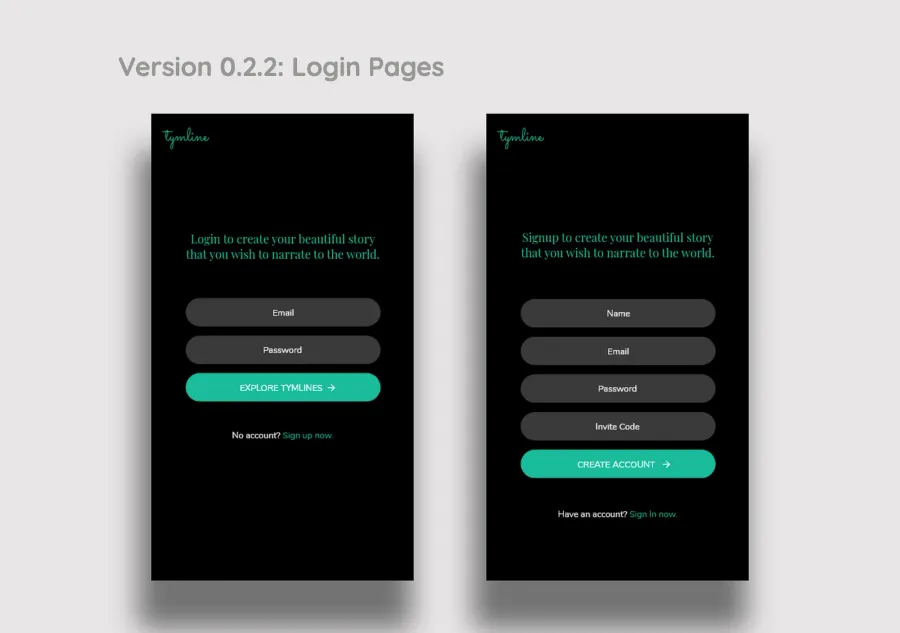 Tymline design iteration 3