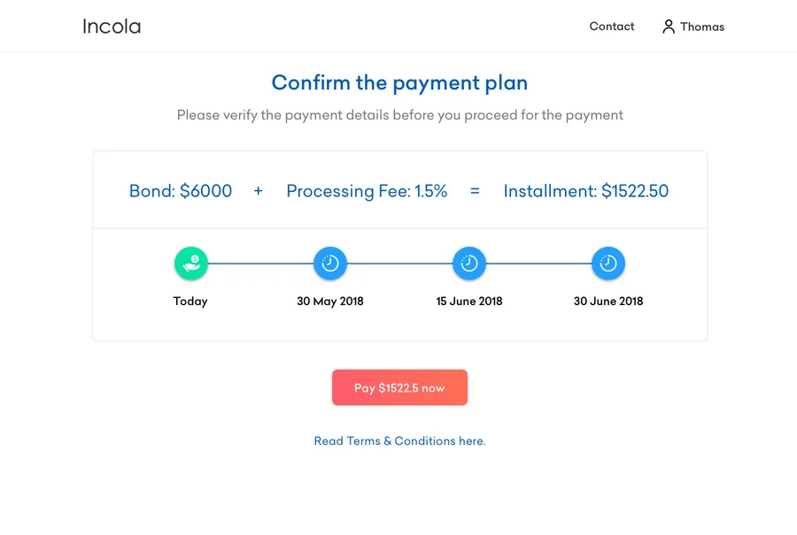 Incola app — onboarding screen 4