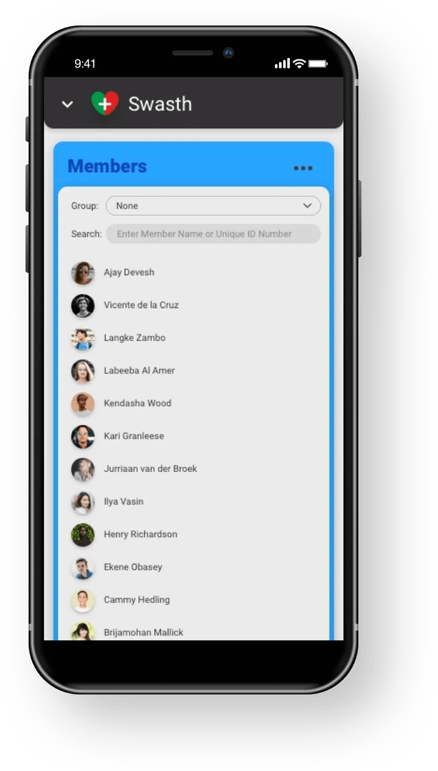 Swasth data collection PWA — screen 5