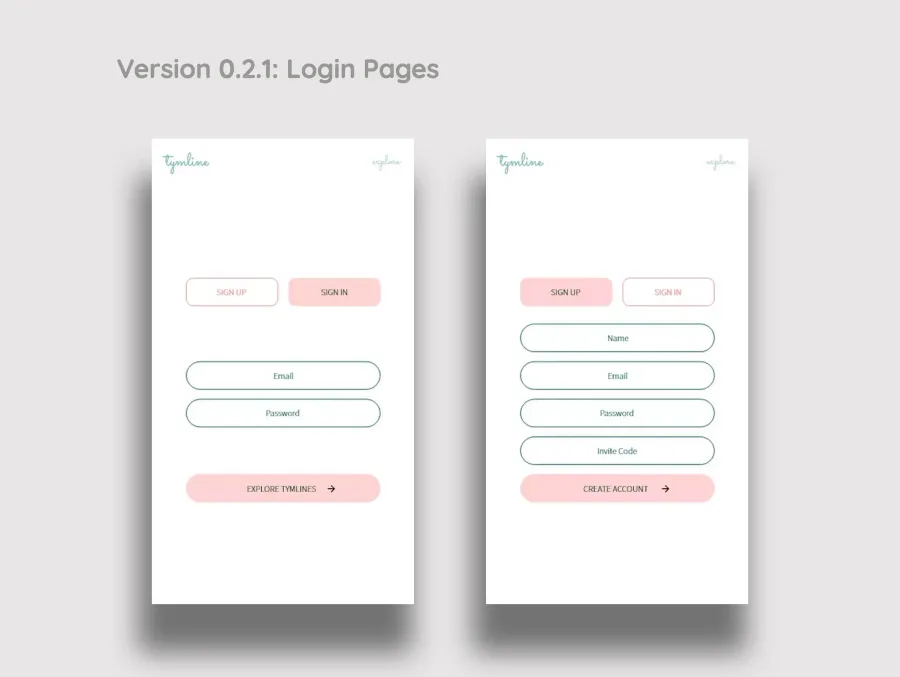 Tymline design iteration 4