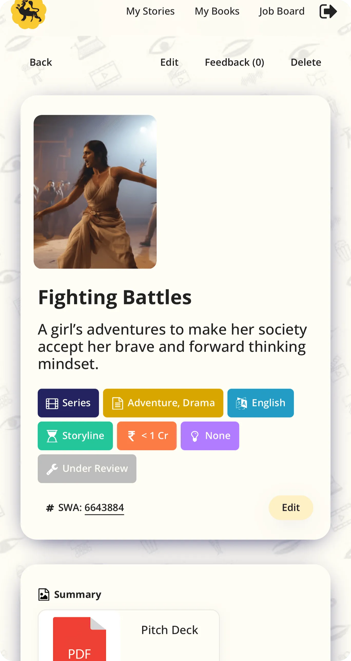 Itihasa Collective App Screen