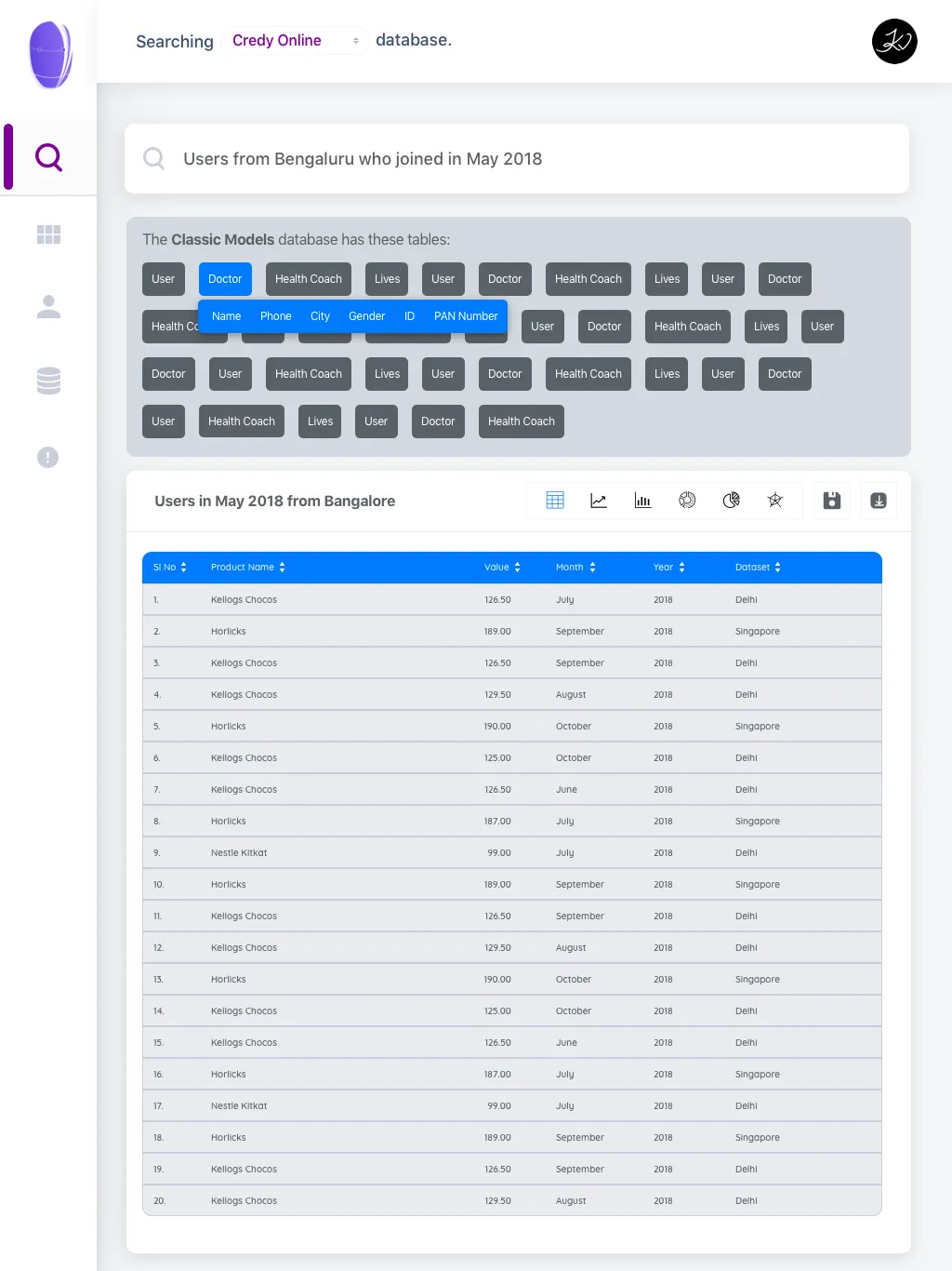 Imux app UI